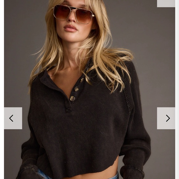 12th Tribe Tops - 12th Tribe Black Long Sleeve Top